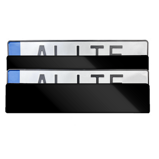 Alite Blackout License Plate Hider - Front and Rear kit (EU version) - Alite