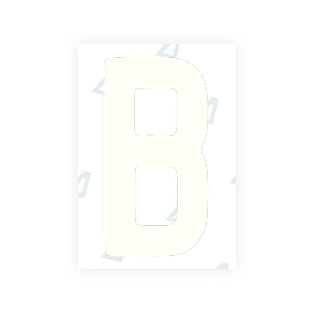 Alite Nanofilm for AUS (New South Wales) license plates - Symbol "B" - Alite