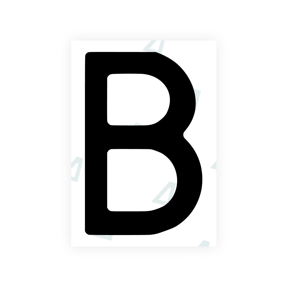 Alite Nanofilm for Poland license plates - Symbol "B" - Alite