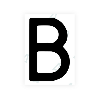 Alite Nanofilm for Poland license plates - Symbol "B" - Alite