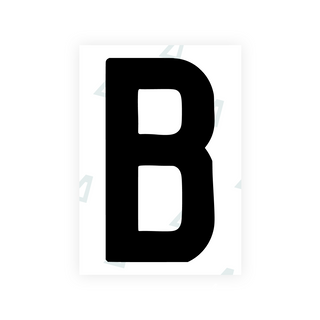 Alite Nanofilm for AUS (Queensland) license plates - Symbol "B" - Alite