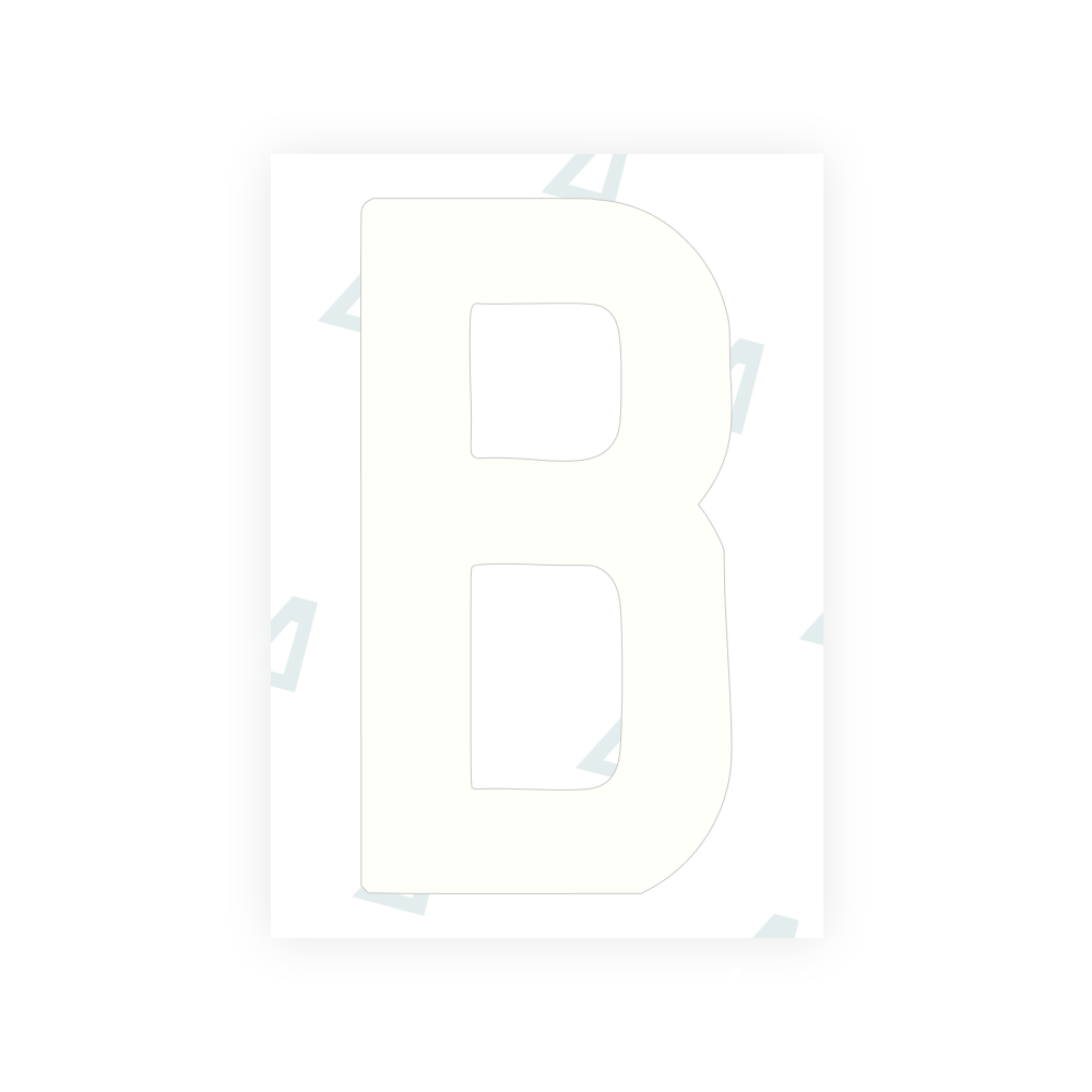 Alite Nanofilm for AUS (Queensland) license plates - Symbol "B" - Alite