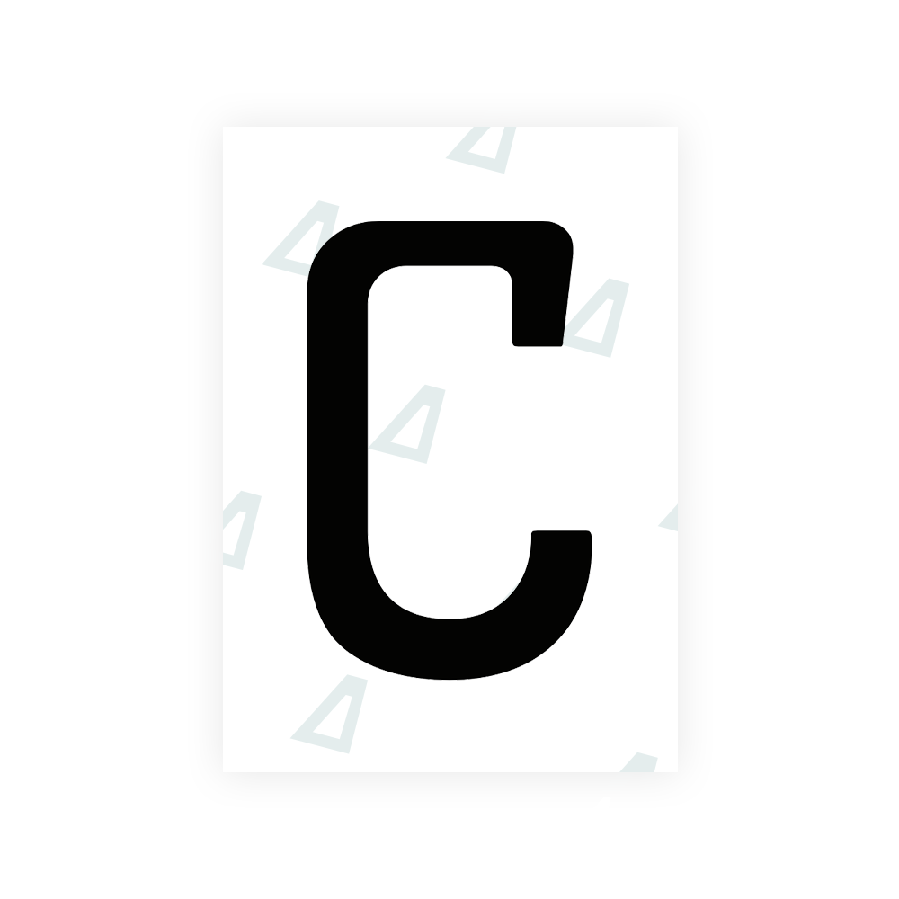 Alite Nanofilm for Chile 2014 license plates - Symbol "C" - Alite