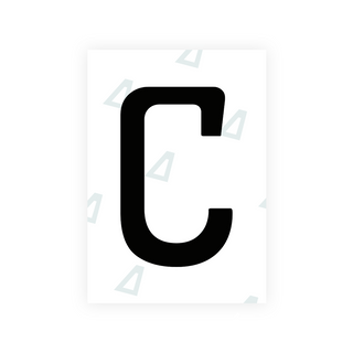 Alite Nanofilm for Chile 2014 license plates - Symbol "C" - Alite