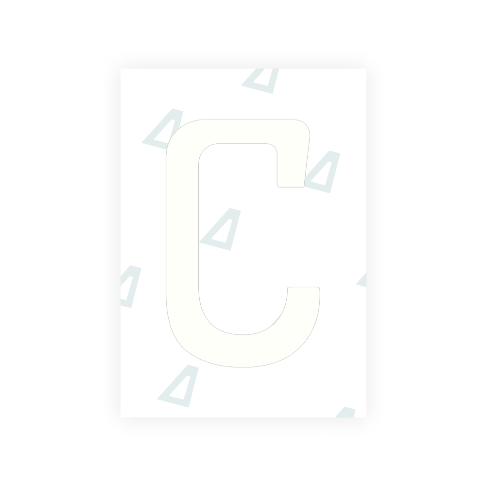 Alite Nanofilm for Chile 2014 license plates - Symbol "C" - Alite