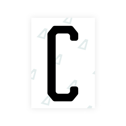 Alite Nanofilm for US (Florida 2019) license plates - Symbol "C" - Alite