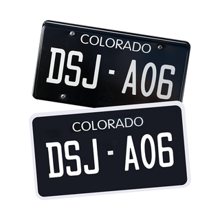 Alite Nanofilm – Custom Anti Radar Stickers for Colorado Black License Plates