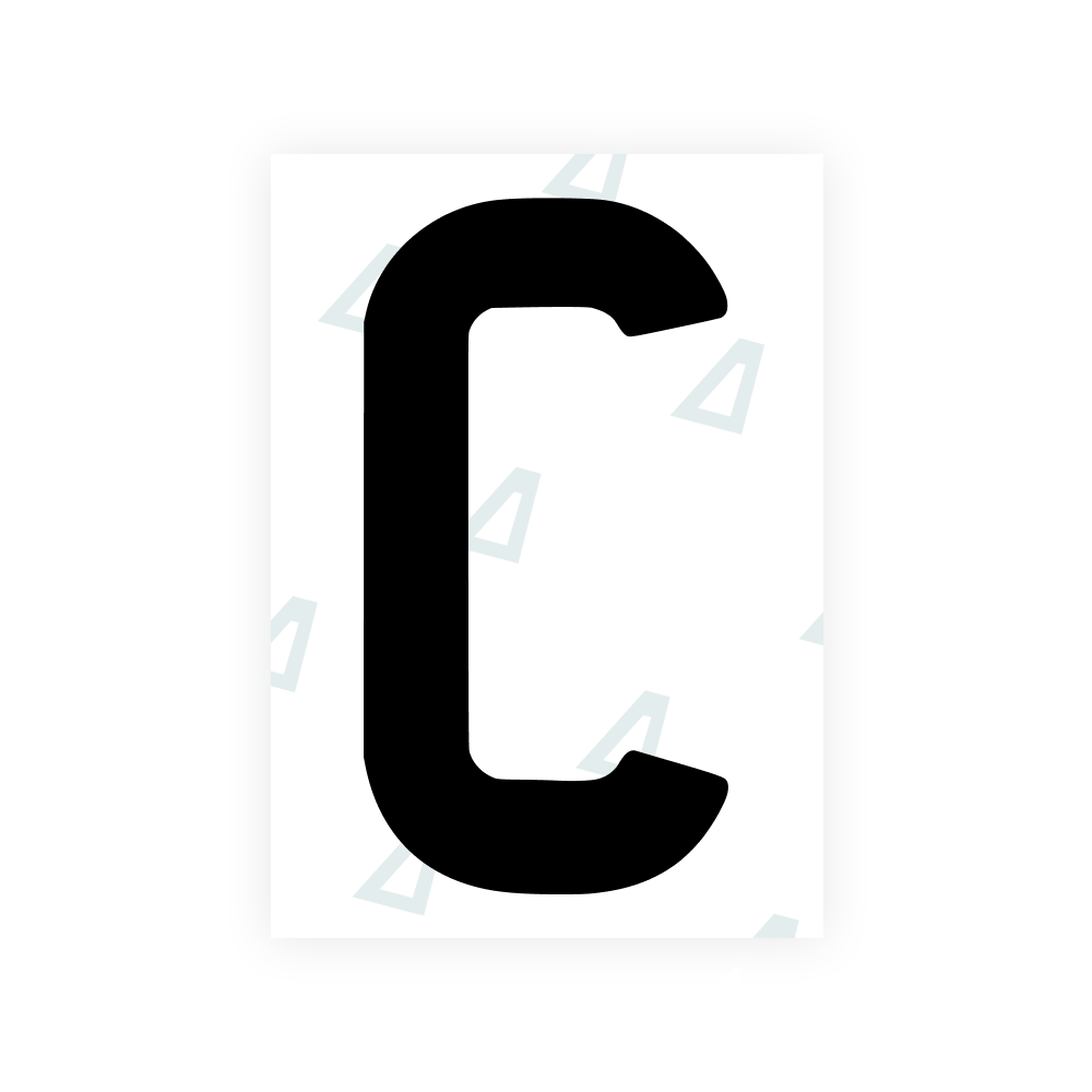 Alite Nanofilm for AUS (Queensland) license plates - Symbol "C" - Alite