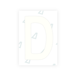 Alite Nanofilm for Chile 2007 license plates - Symbol "D" - Alite