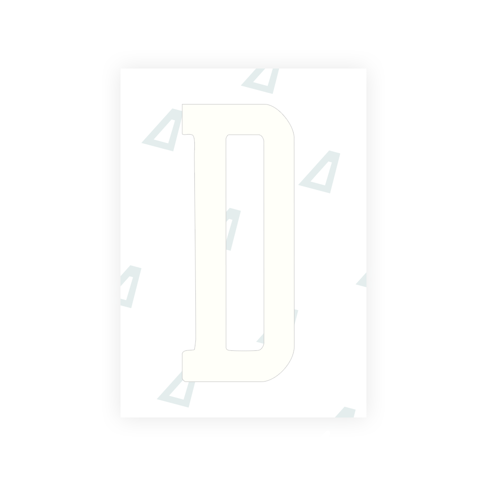 Alite Nanofilm for US (Arizona 2008) license plates - Symbol "D" - Alite