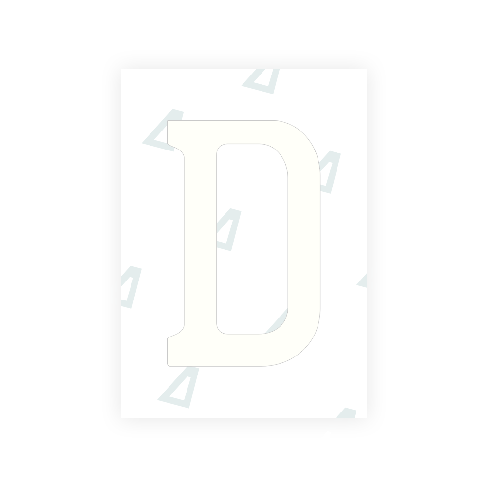 Alite Nanofilm for Chile 2014 license plates - Symbol "D" - Alite
