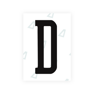 Alite Nanofilm for US (Arizona 2008) license plates - Symbol "D" - Alite