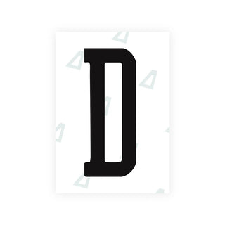 Alite Nanofilm for US (Montana) license plates - Symbol "D"