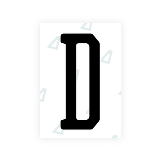 Alite Nanofilm for US (Florida 2019) license plates - Symbol "D" - Alite