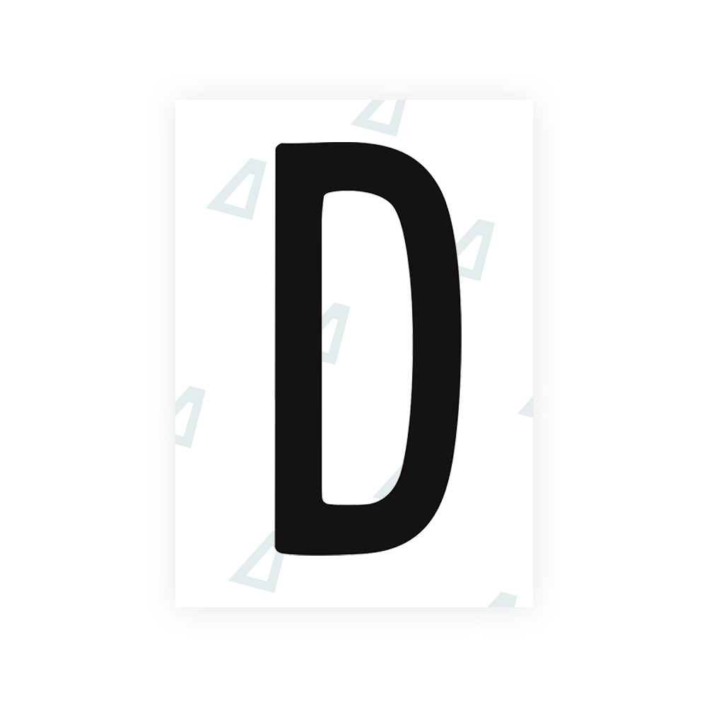 Alite Nanofilm for US (Arkansas) license plates - Symbol "D" - Alite