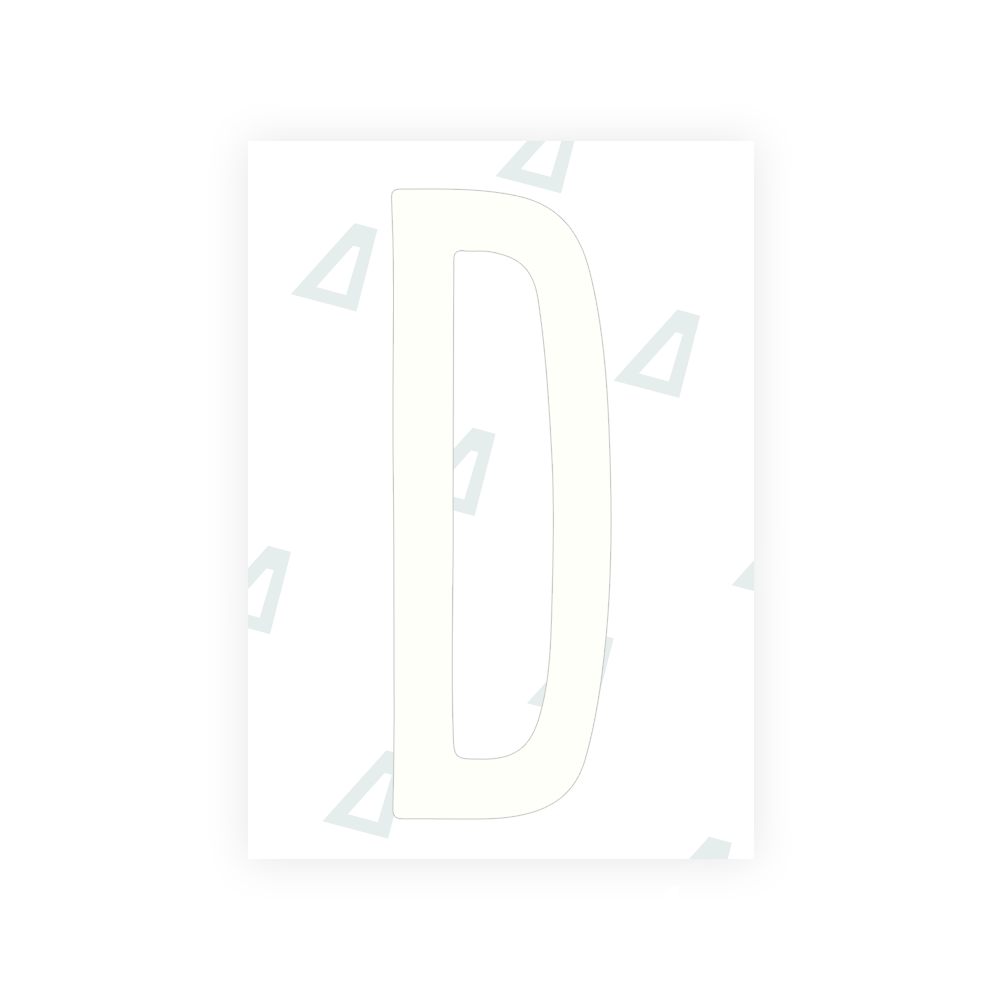 Alite Nanofilm for US (New York 2020 - Flat) license plates - Symbol "D" - Alite