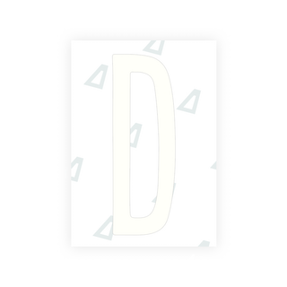 Alite Nanofilm for US (New York 2020 - Flat) license plates - Symbol "D" - Alite