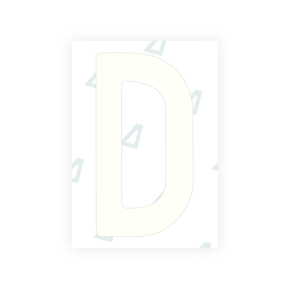 Alite Nanofilm for AUS (New South Wales) license plates - Symbol "D" - Alite