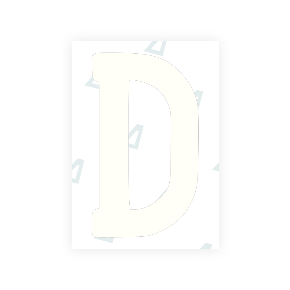 Alite Nanofilm for AUS (Queensland) license plates - Symbol "D" - Alite