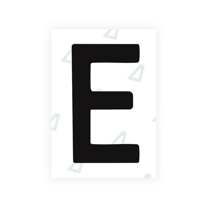 Alite Nanofilm for Chile 2007 license plates - Symbol "E" - Alite