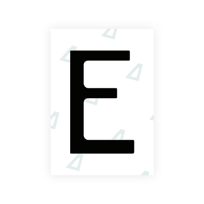 Alite Nanofilm for Chile 2014 license plates - Symbol "E" - Alite