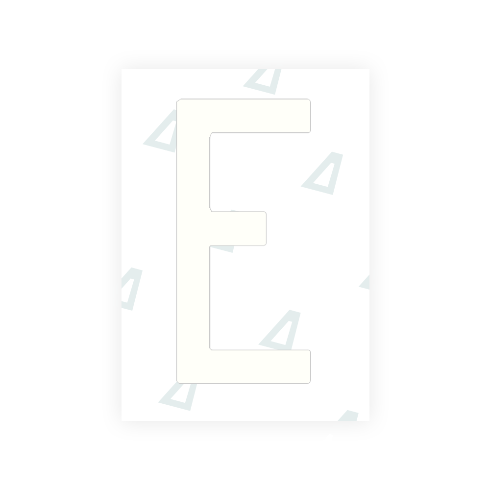 Alite Nanofilm for US (Arkansas) license plates - Symbol "E" - Alite