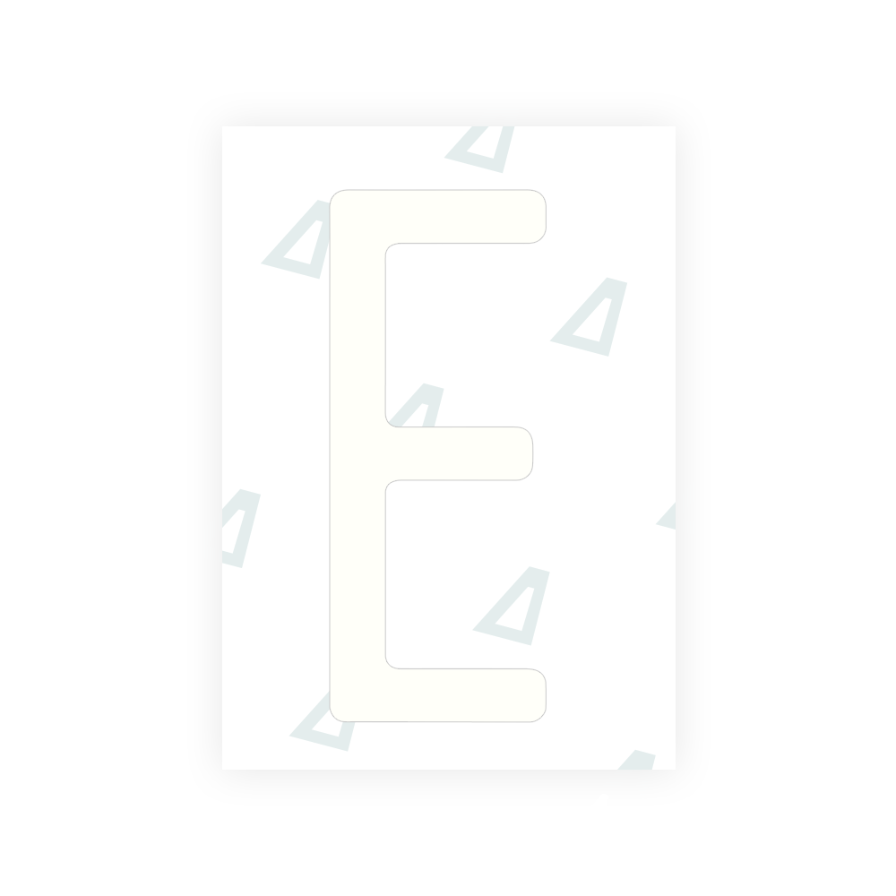 Alite Nanofilm for US (Florida 2019) license plates - Symbol "E" - Alite