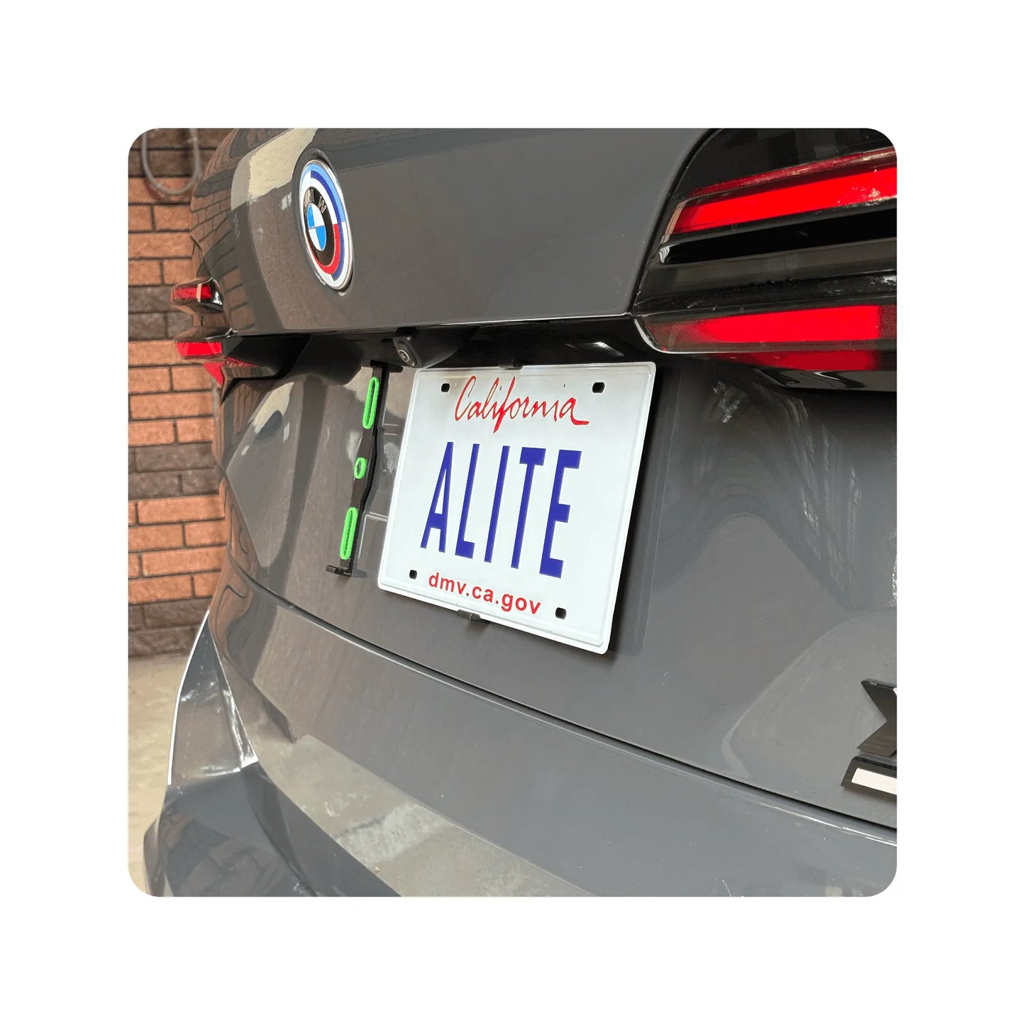 Support de plaque d'immatriculation Alite Easyclick pour les États-Unis (2 plaques)