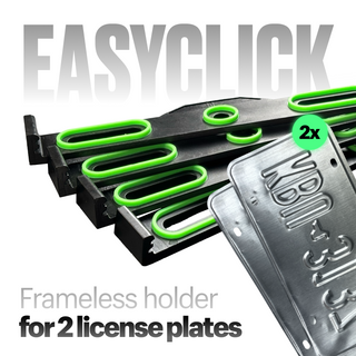 License Plate Frame (holder) for US - Alite Easyclick (2 Plates)