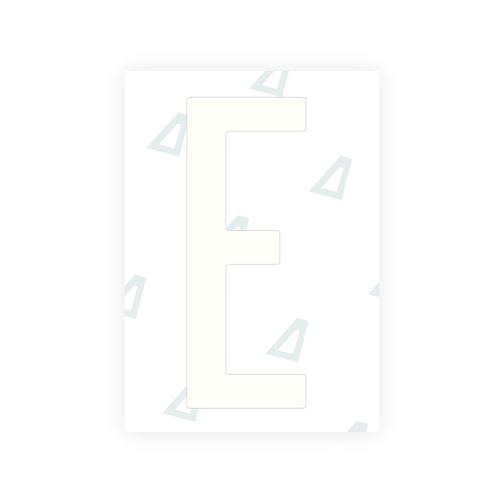 Alite Nanofilm for US (Texas) license plates - Symbol "E" - Alite