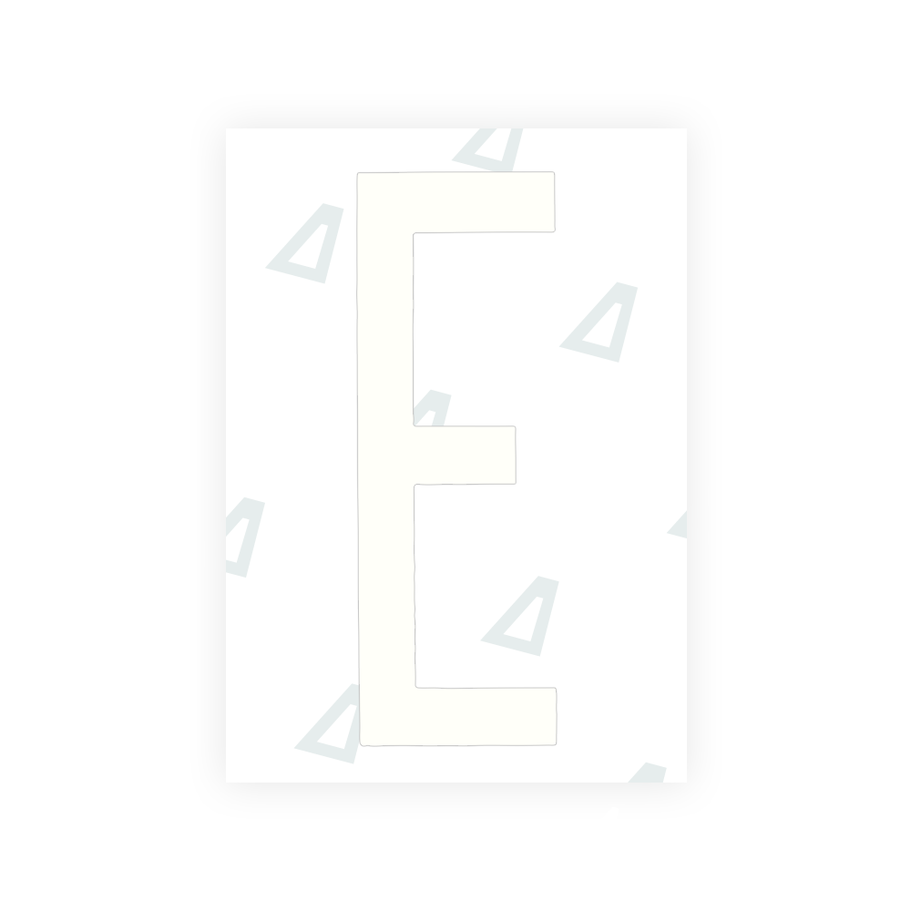Alite Nanofilm for US (New York 2020 - Flat) license plates - Symbol "E" - Alite