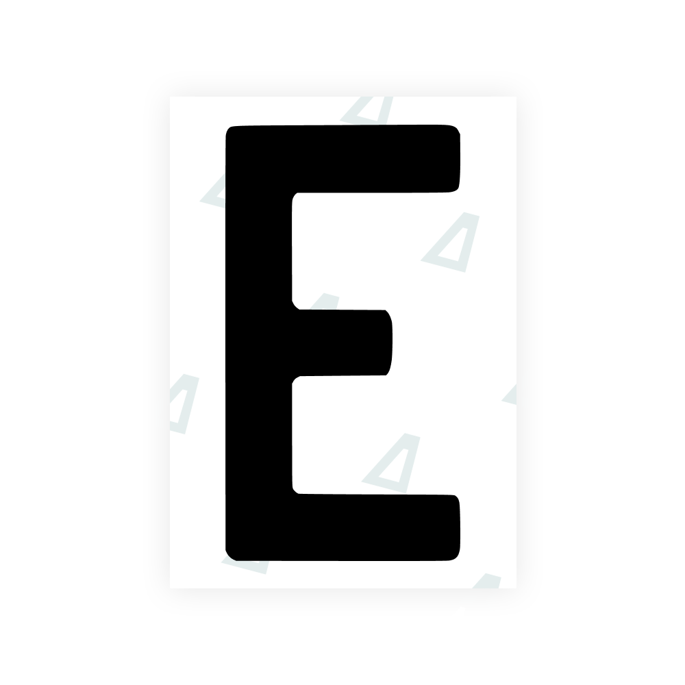 Alite Nanofilm for AUS (New South Wales) license plates - Symbol "E" - Alite