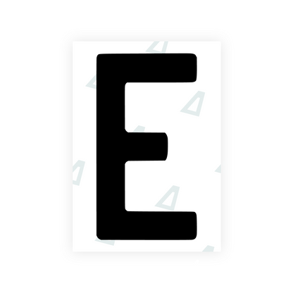 Alite Nanofilm for AUS (New South Wales) license plates - Symbol "E" - Alite