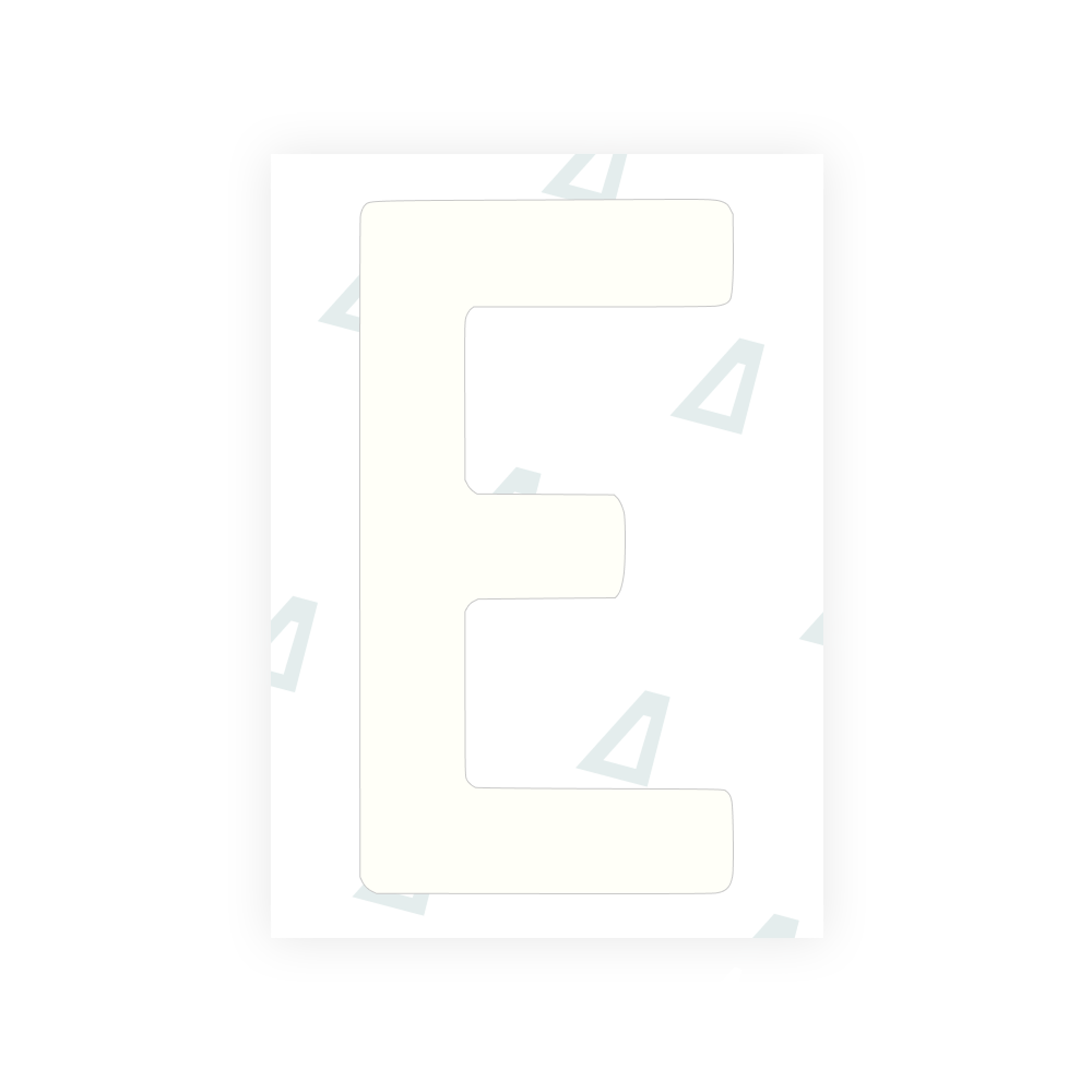 Alite Nanofilm for AUS (New South Wales) license plates - Symbol "E" - Alite