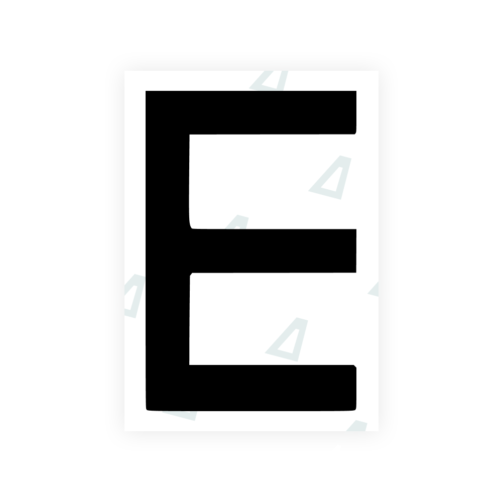 Alite Nanofilm for Poland license plates - Symbol "E" - Alite