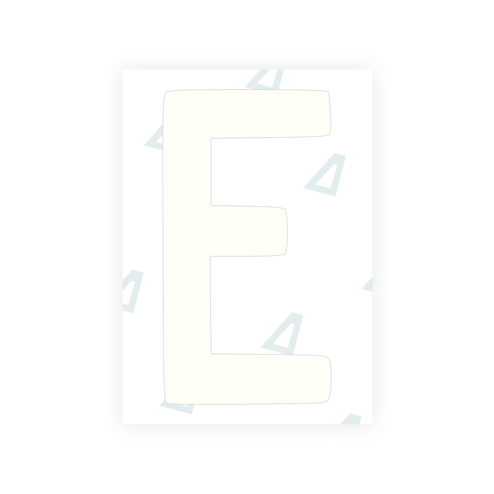 Alite Nanofilm for AUS (Queensland) license plates - Symbol "E" - Alite