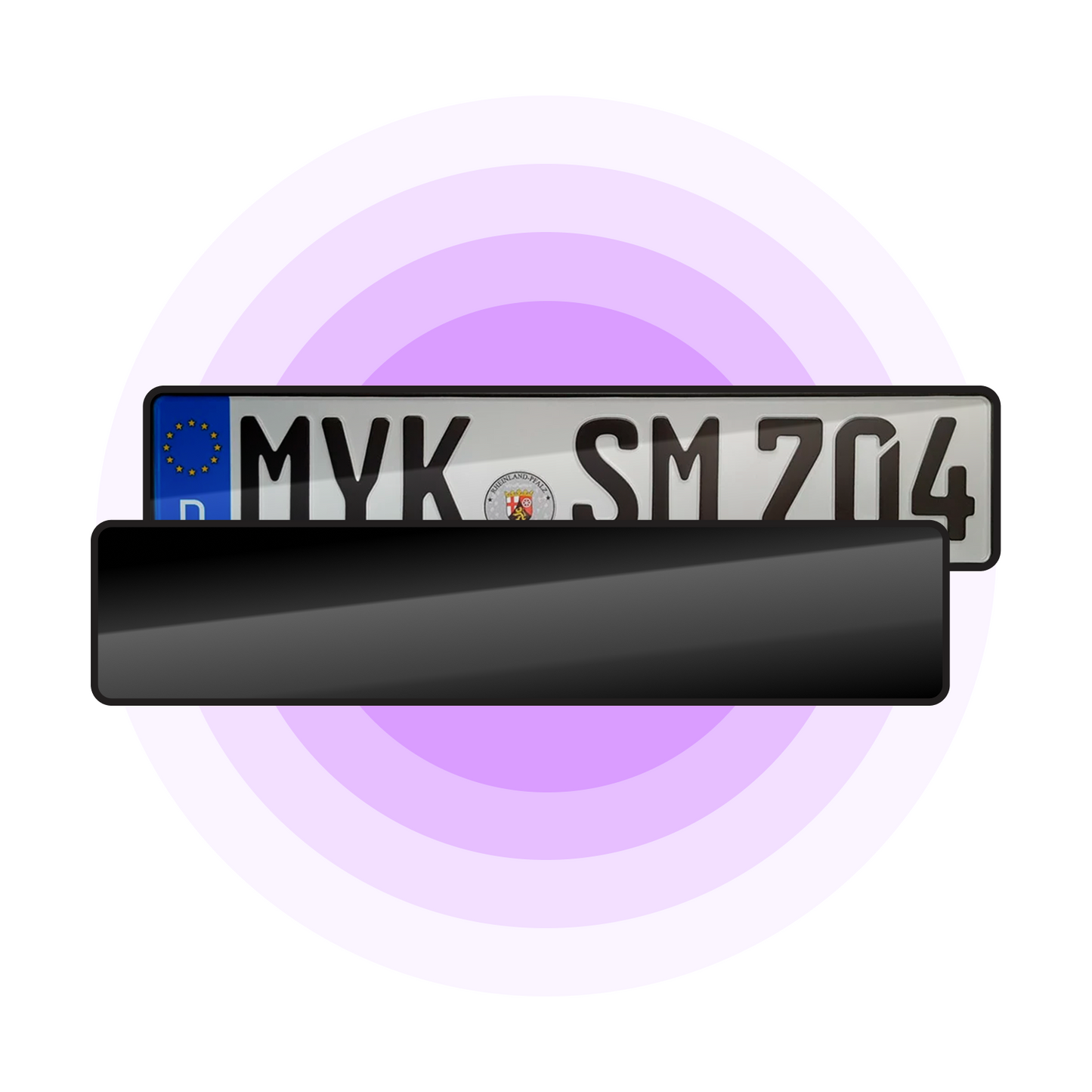 black out plate cover