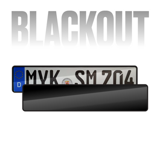 Kit de ocultación de matrícula Alite Blackout (versión UE)