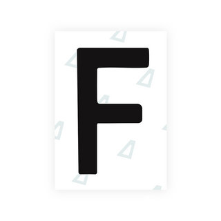 Alite Nanofilm for Chile 2007 license plates - Symbol "F" - Alite