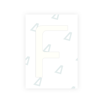 Alite Nanofilm for Chile 2014 license plates - Symbol "F" - Alite