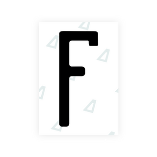 Alite Nanofilm for US (Florida 2019) license plates - Symbol "F" - Alite