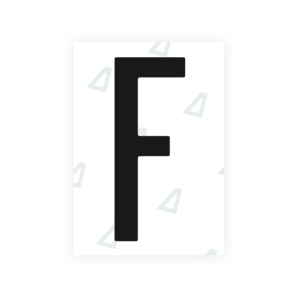 Alite Nanofilm for US (Indiana) license plates - Symbol "F" - Alite