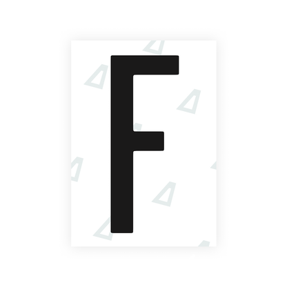 Alite Nanofilm for US (Indiana) license plates - Symbol "F" - Alite
