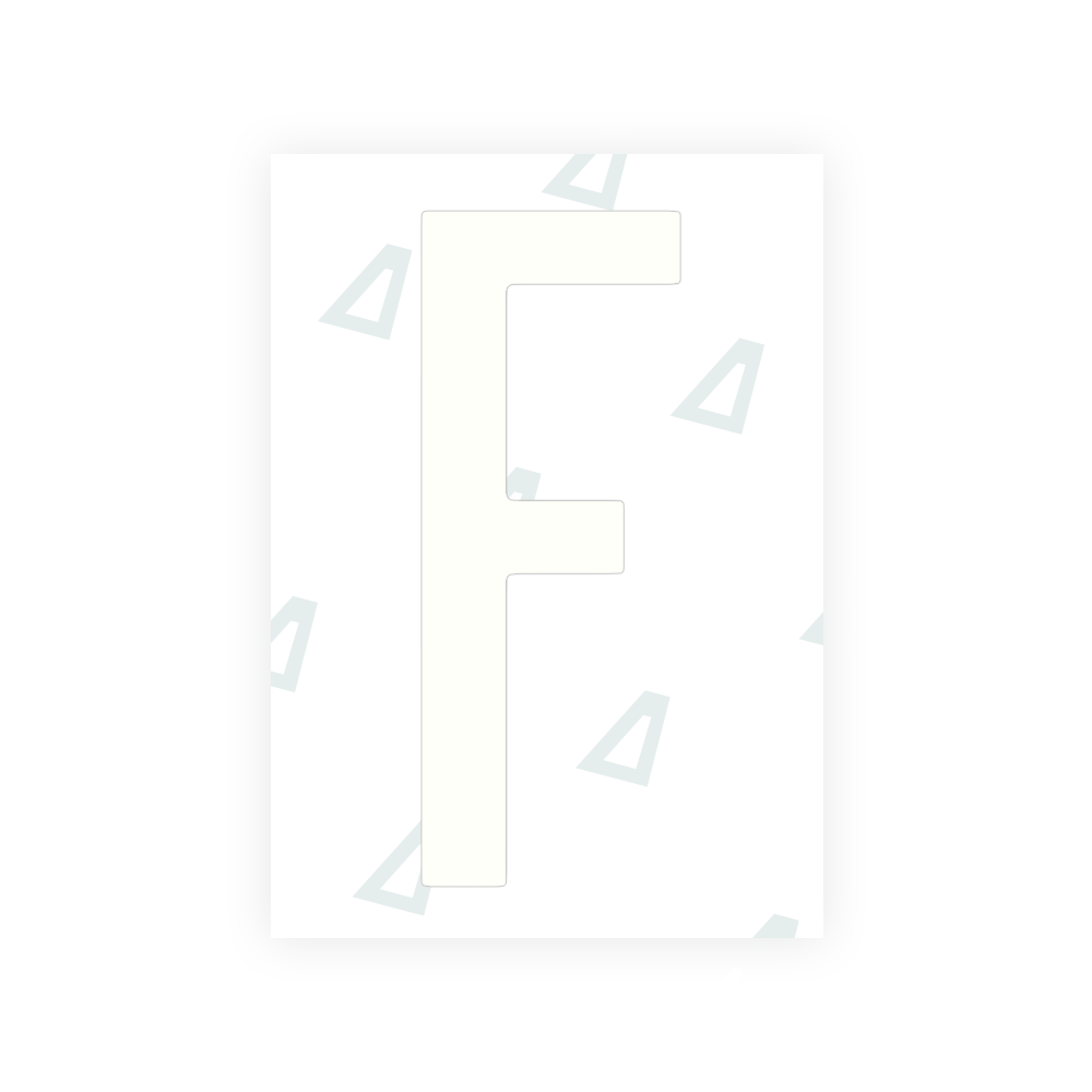 Alite Nanofilm for US (Indiana) license plates - Symbol "F" - Alite