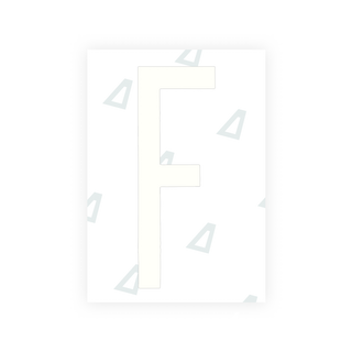 Alite Nanofilm for US (New York 2020 - Flat) license plates - Symbol "F" - Alite