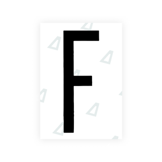 Alite Nanofilm for US (New York 2020 - Flat) license plates - Symbol "F" - Alite