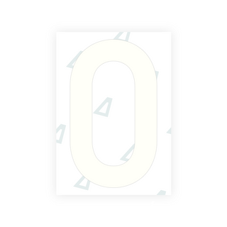 Alite Nanofilm for Finland license plates - Symbol "0" - Alite