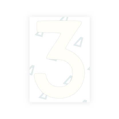 Alite Nanofilm for Finland license plates - Symbol "3" - Alite