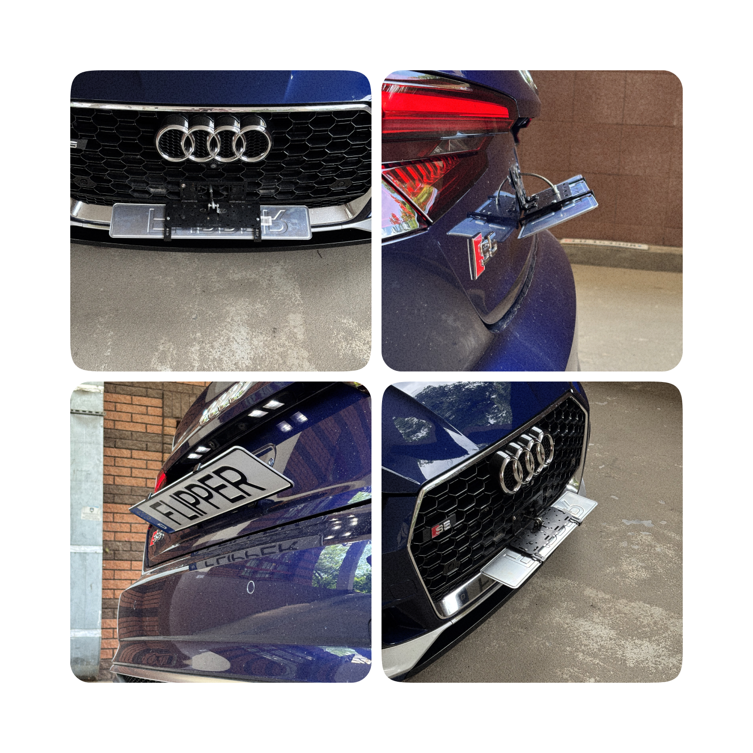 Alite Flipper™ Folding frame for both license plates - Alite