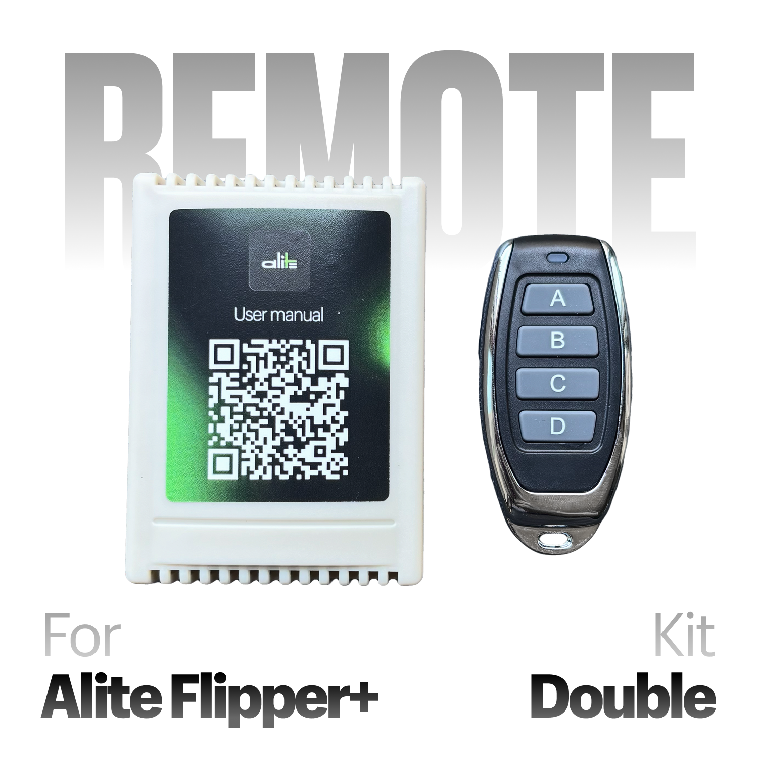 Remote control kit for Alite Flipper+ (front & rear plates kit)